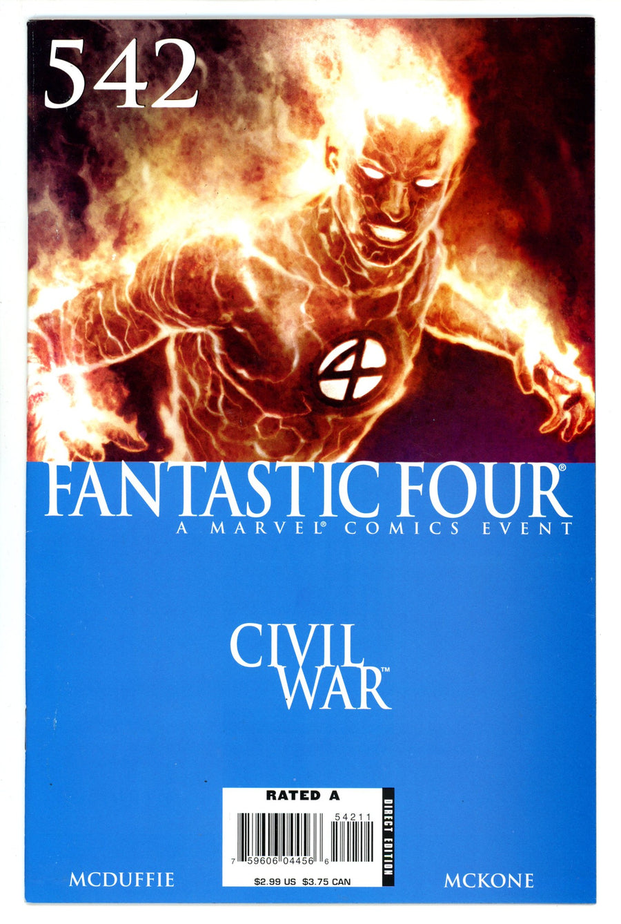 Fantastic Four Vol 3 542 High Grade (2007) 