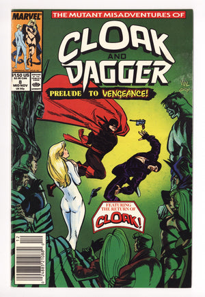 The Mutant Misadventures of Cloak and Dagger 8 Mid Grade (1989)