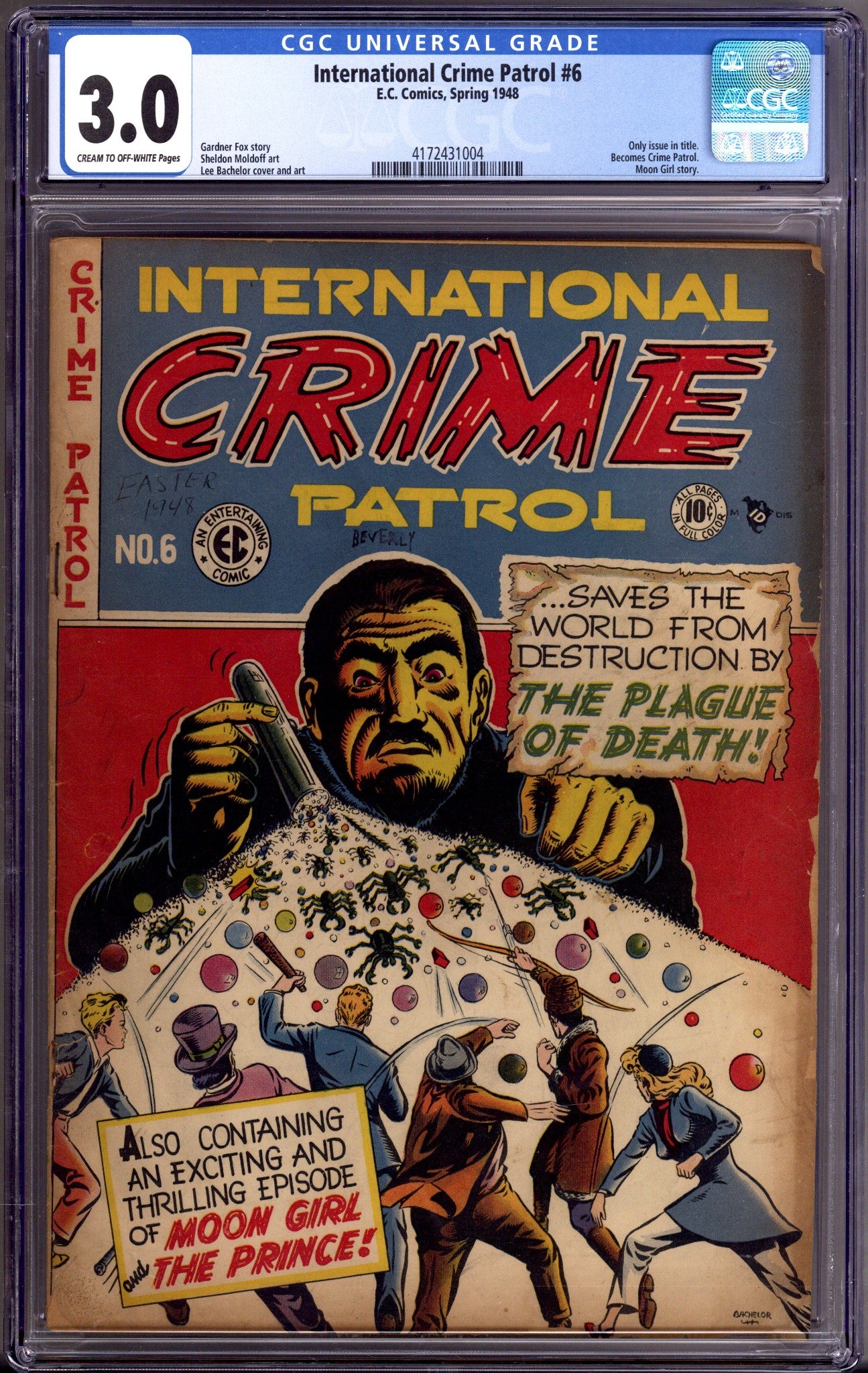 International Crime Patrol 6 CGC 3.0 (GD/VG) (1948) 