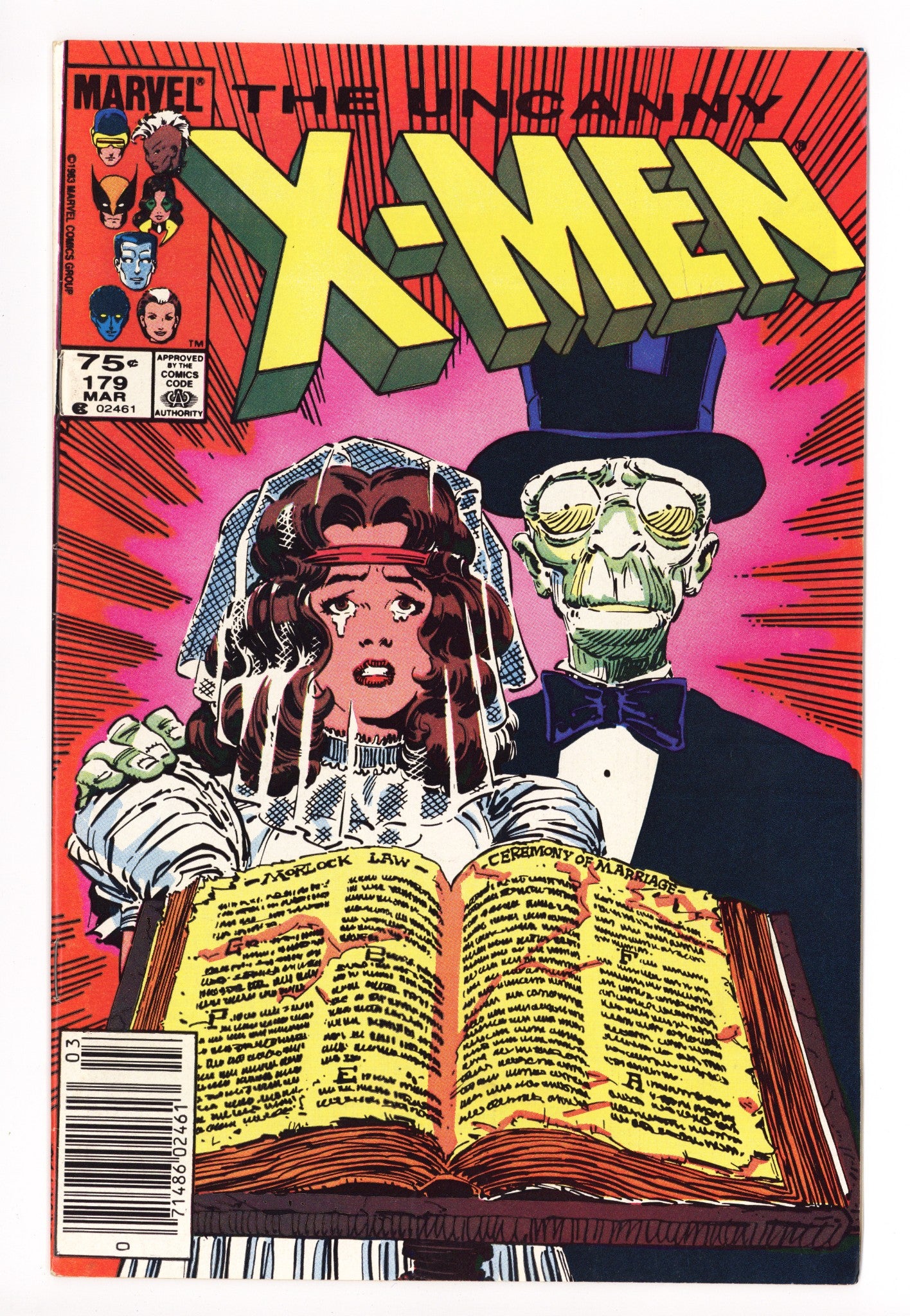 The Uncanny X-Men Vol 1 179 FN (6.0) (1984) Canadian Price Variant 