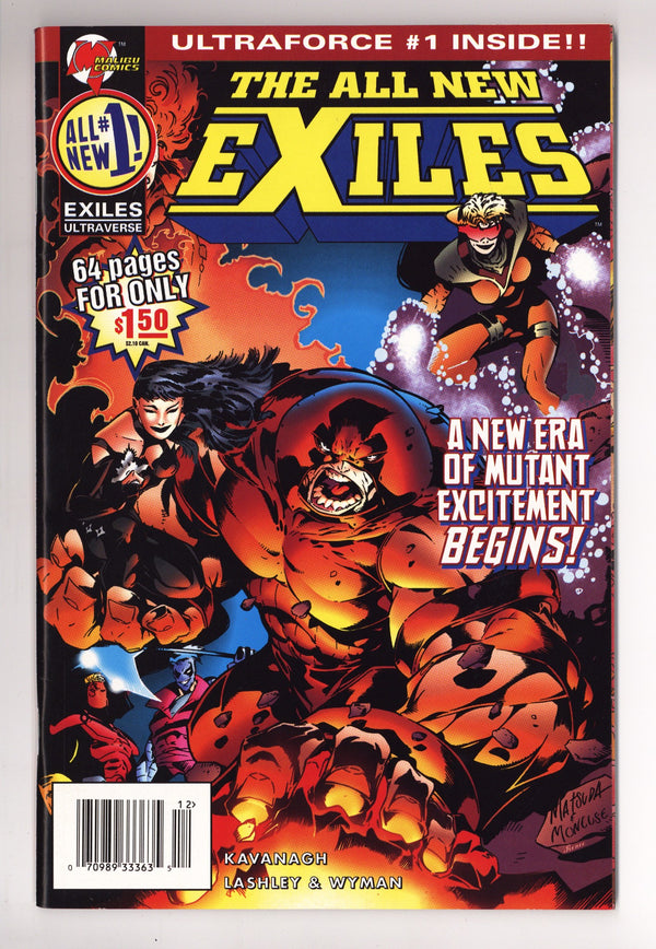 The All New Exiles 1 High Grade (1995) Newsstand