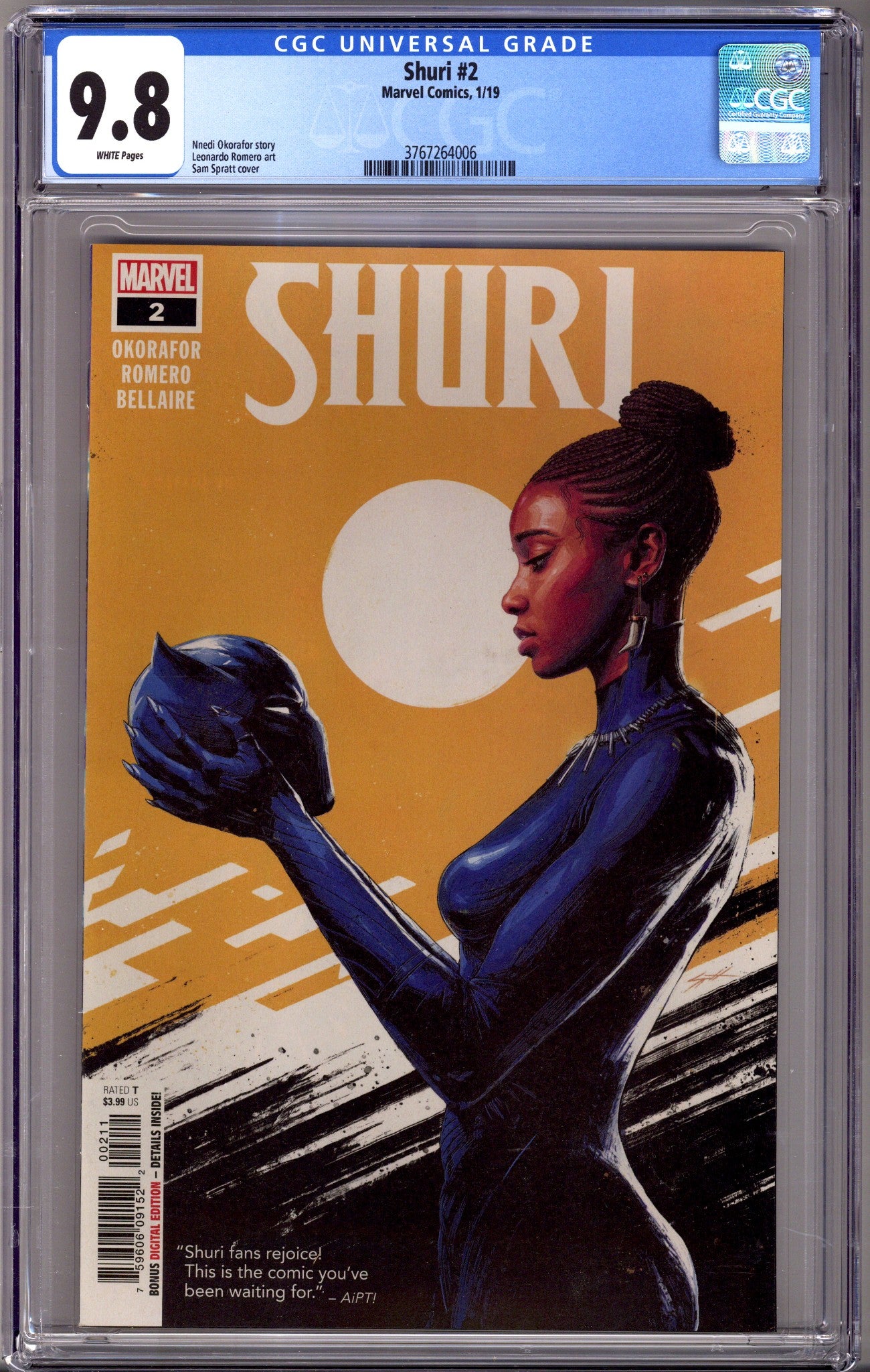 Shuri Vol 1 2 CGC 9.8 (NM/M) (2019)