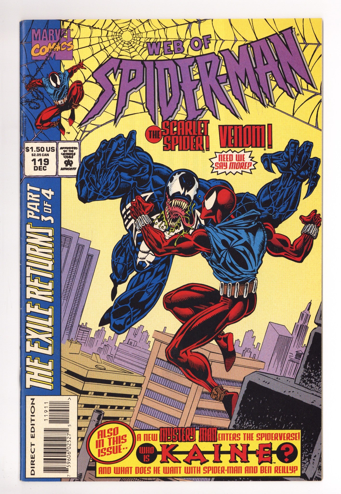 Web of Spider-Man Vol 1 119 VF (8.0) (1994) 