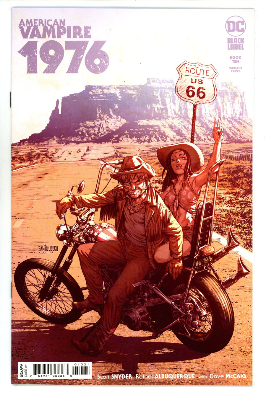American Vampire 1976 10 High Grade (2021) Santolouco Variant 