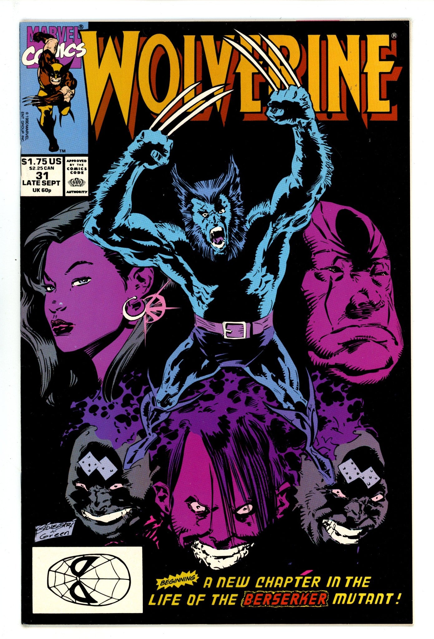 Wolverine Vol 2 31 High Grade (1990) 