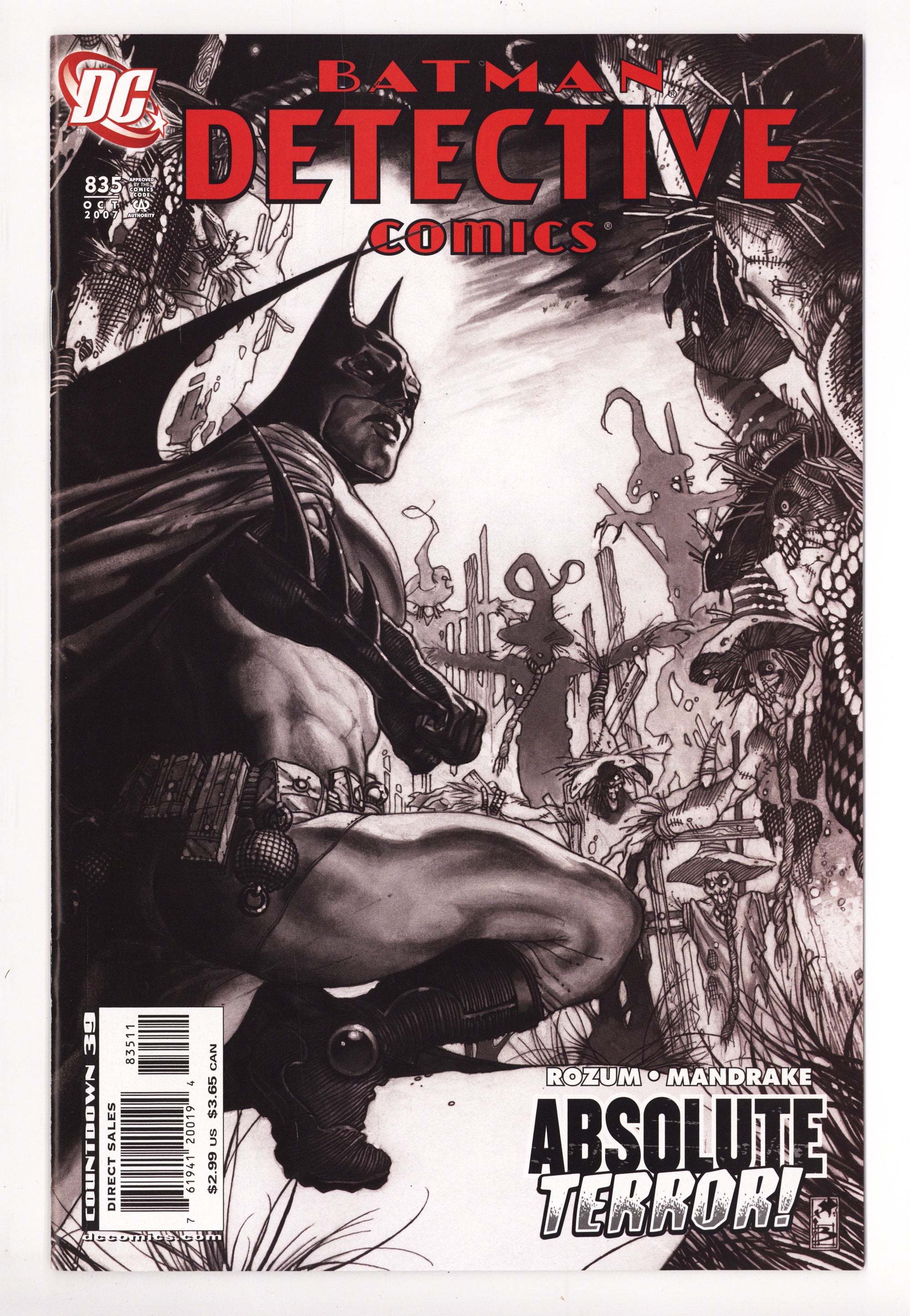 Detective Comics Vol 1 835 High Grade (2007) 
