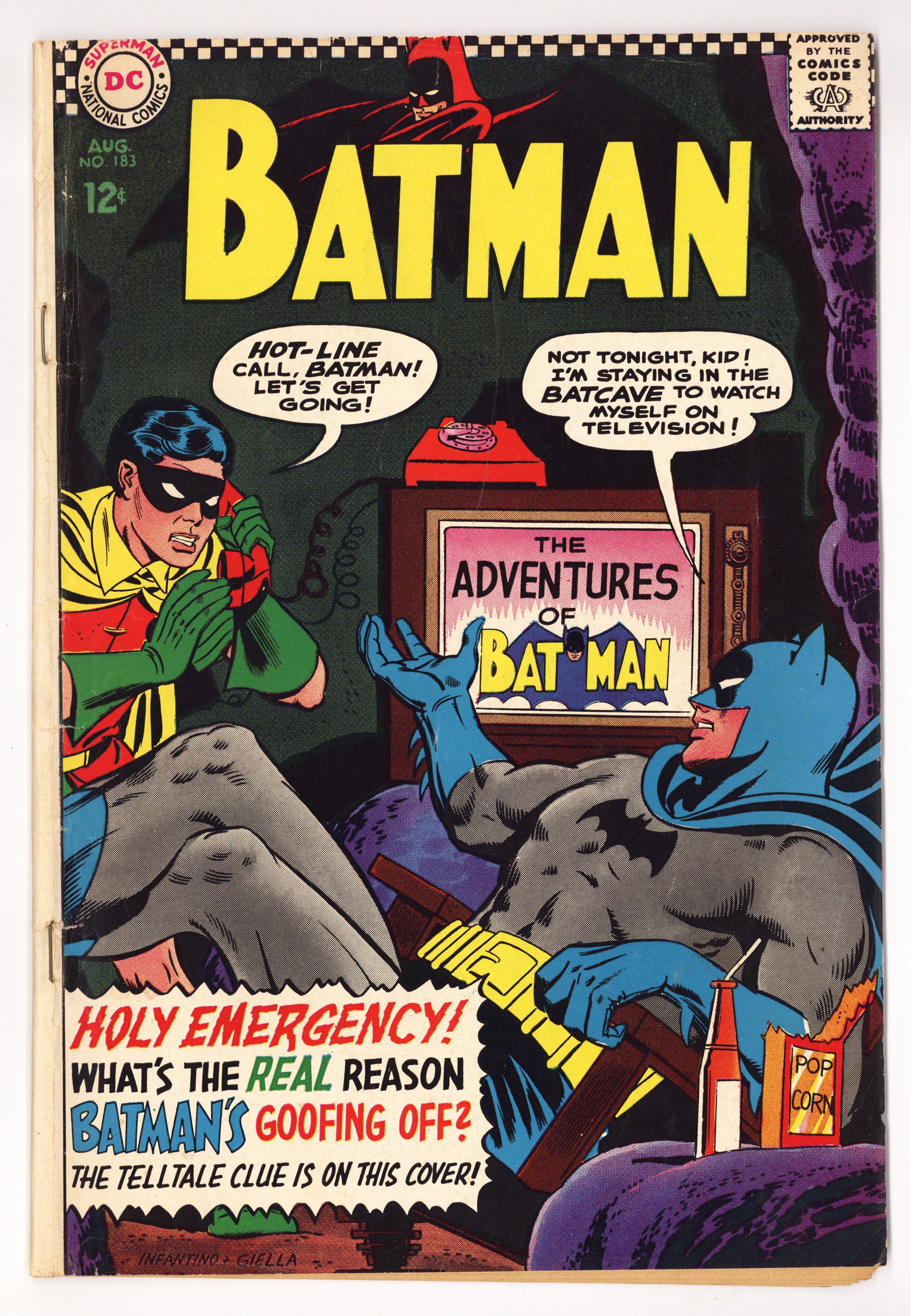 Batman Vol 1 183 VG- (3.5) (1966) 