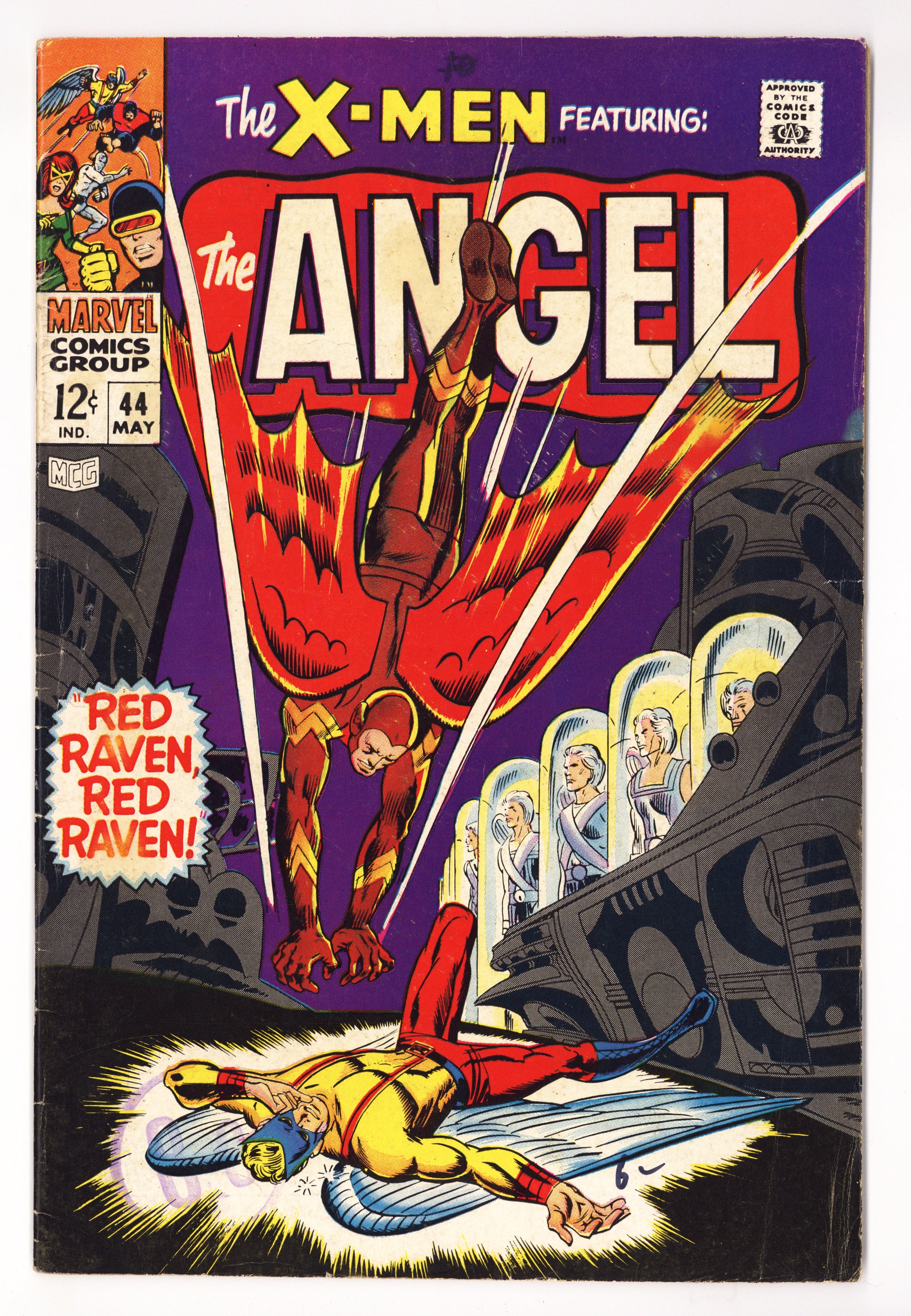 The X-Men Vol 1 44  VG+ (4.5)   (1968)        