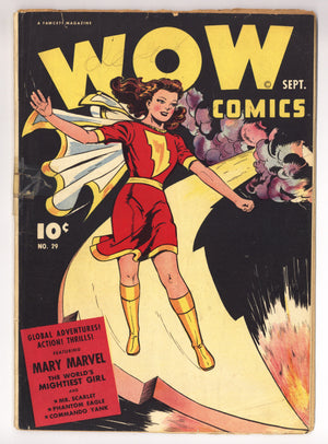 Wow Comics 29 GD/VG (3.0) Tape (1944)