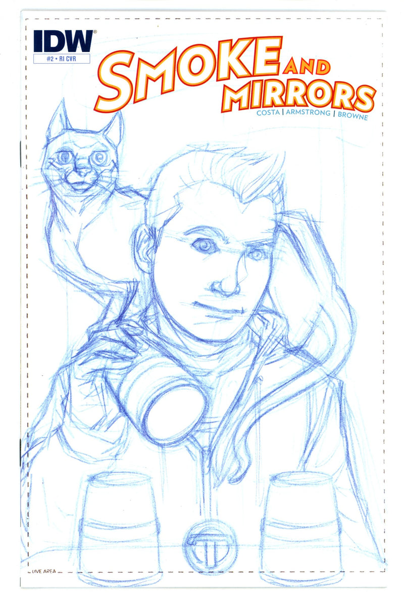 Smoke and Mirrors 2 Mid Grade (2012) Browne Sketch Incentive Variant 