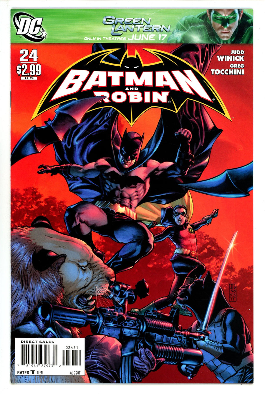 Batman and Robin Vol 1 24 VF (8.0) (2011) Jones Incentive Variant 