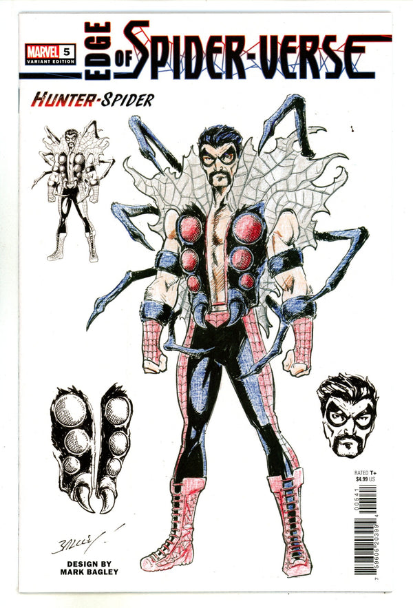 Edge of Spider-Verse Vol 2 5 High Grade (2022) Bagley Design Incentive Variant