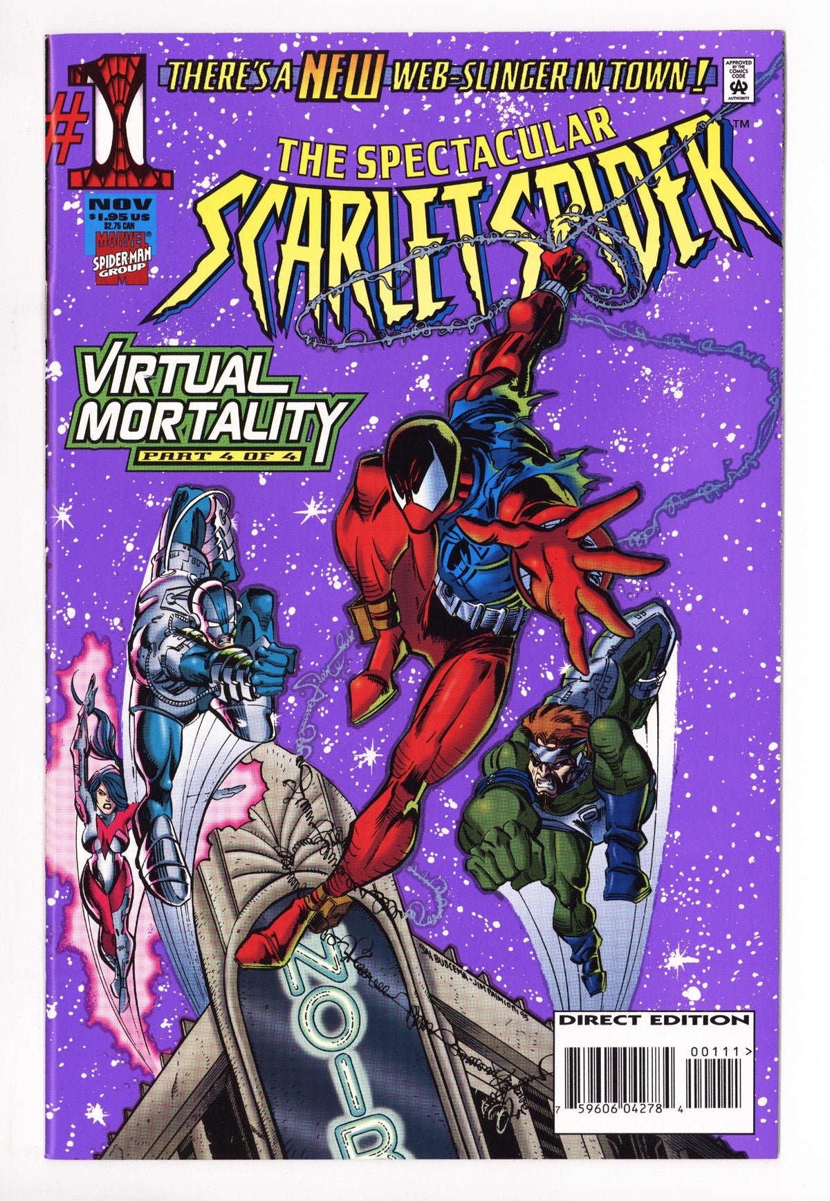 Spectacular Scarlet Spider Vol 2 1  High Grade   (1995)