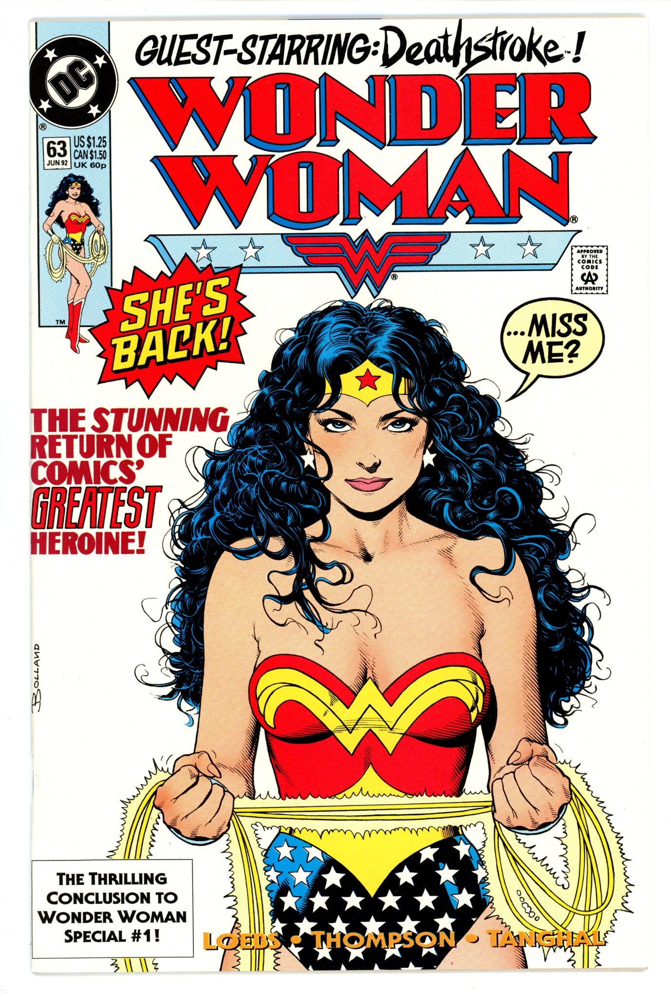 Wonder Woman Vol 2 63 VF/NM (9.0) (1992) 