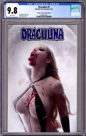 Draculina 2 CGC 9.8 (NM/M) (2022) Colero Exclusive Variant