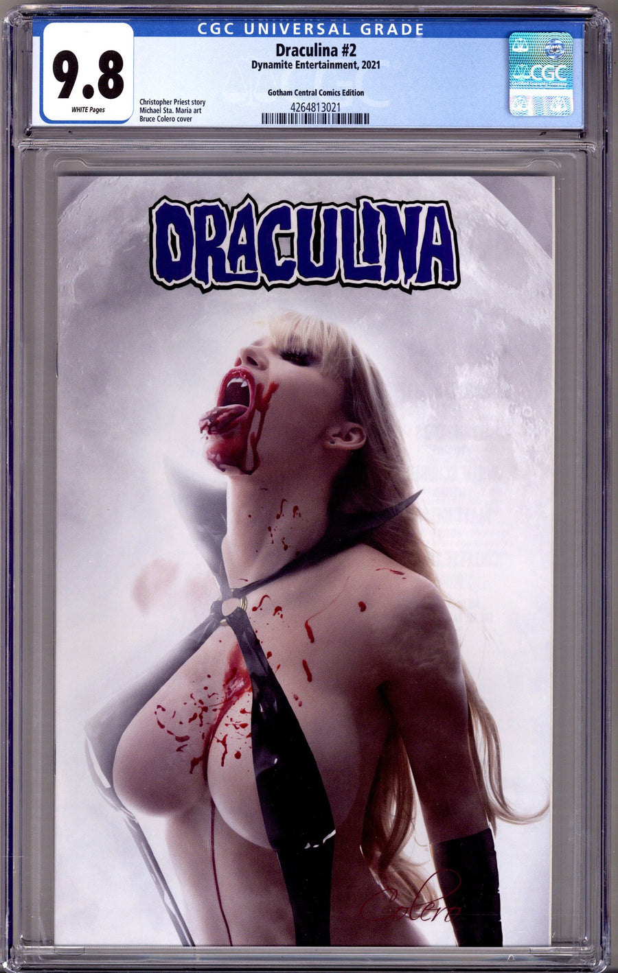 Draculina 2 CGC 9.8 (NM/M) (2022) Colero Exclusive Variant 