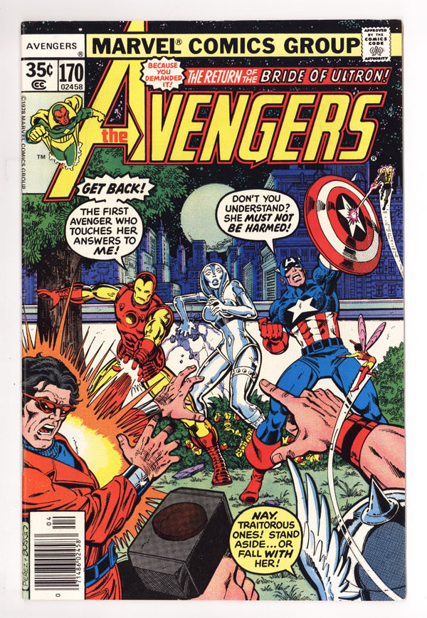 The Avengers Vol 1 170 VF- (7.5) (1978)