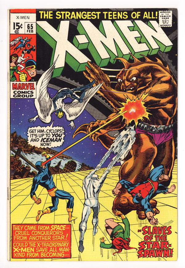 The X-Men Vol 1 65 FN- (5.5) (1970)