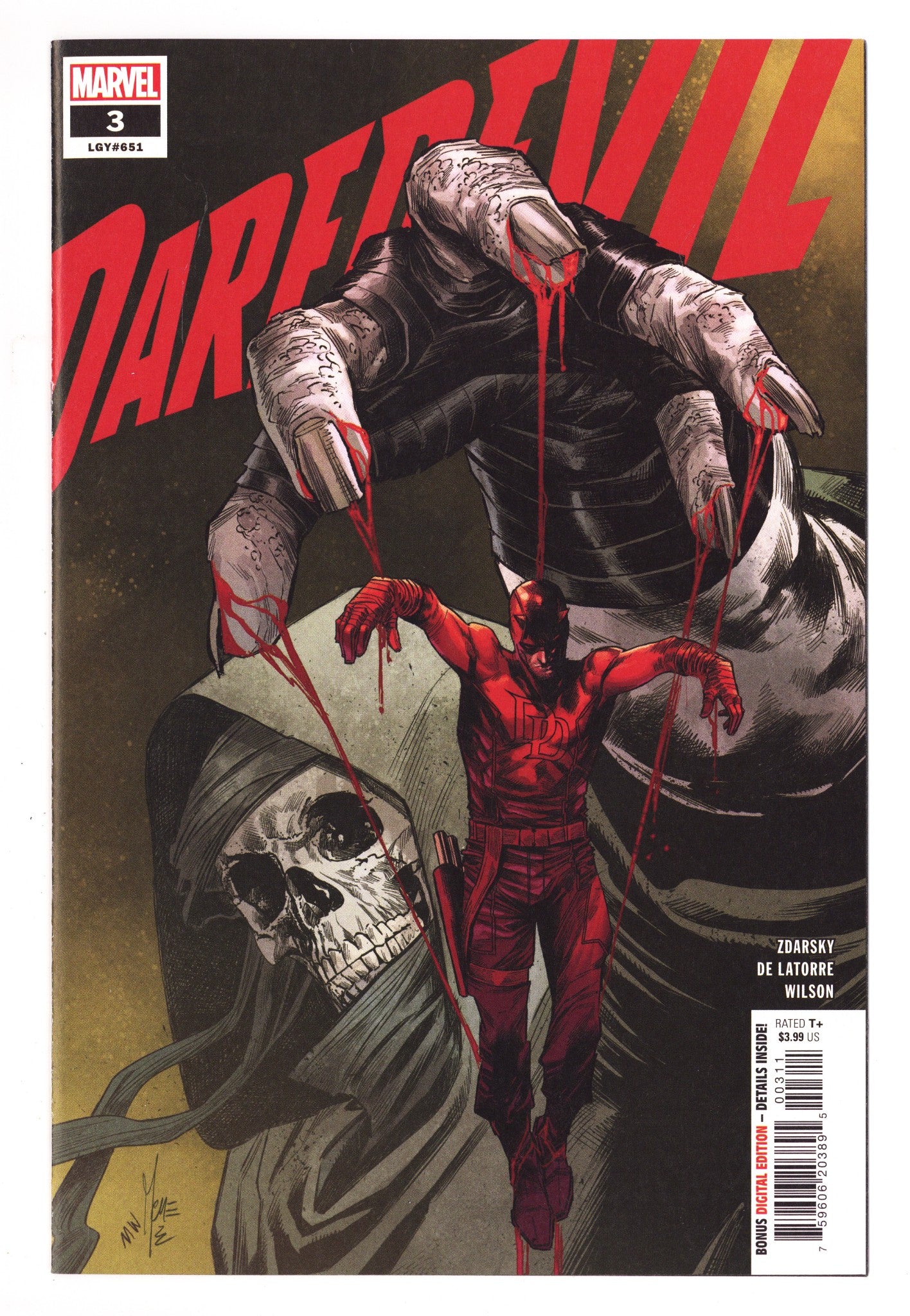 Daredevil Vol 7 3 (651) High Grade (2022) 