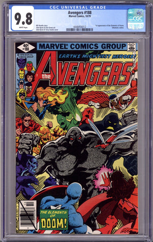 The Avengers Vol 1 188 CGC 9.8 (NM/M)   (1979)