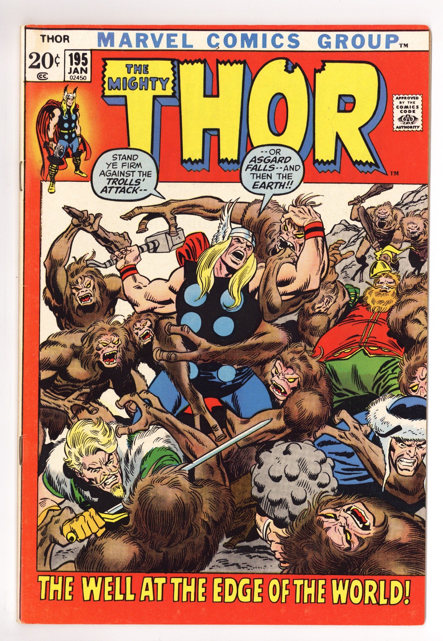 Thor Vol 1 195 FN+ (6.5) (1972) 