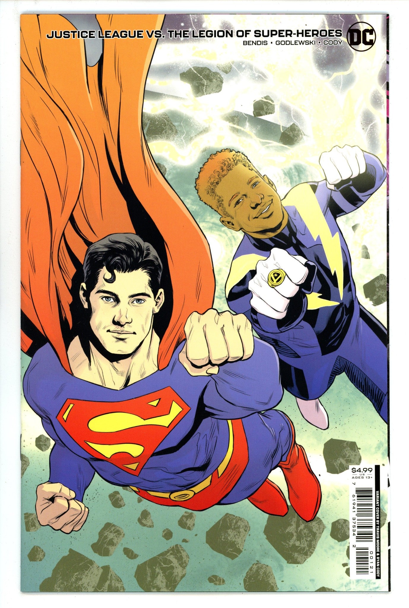 Justice League vs. the Legion of Super-Heroes 1 High Grade (2022) Moore Variant 