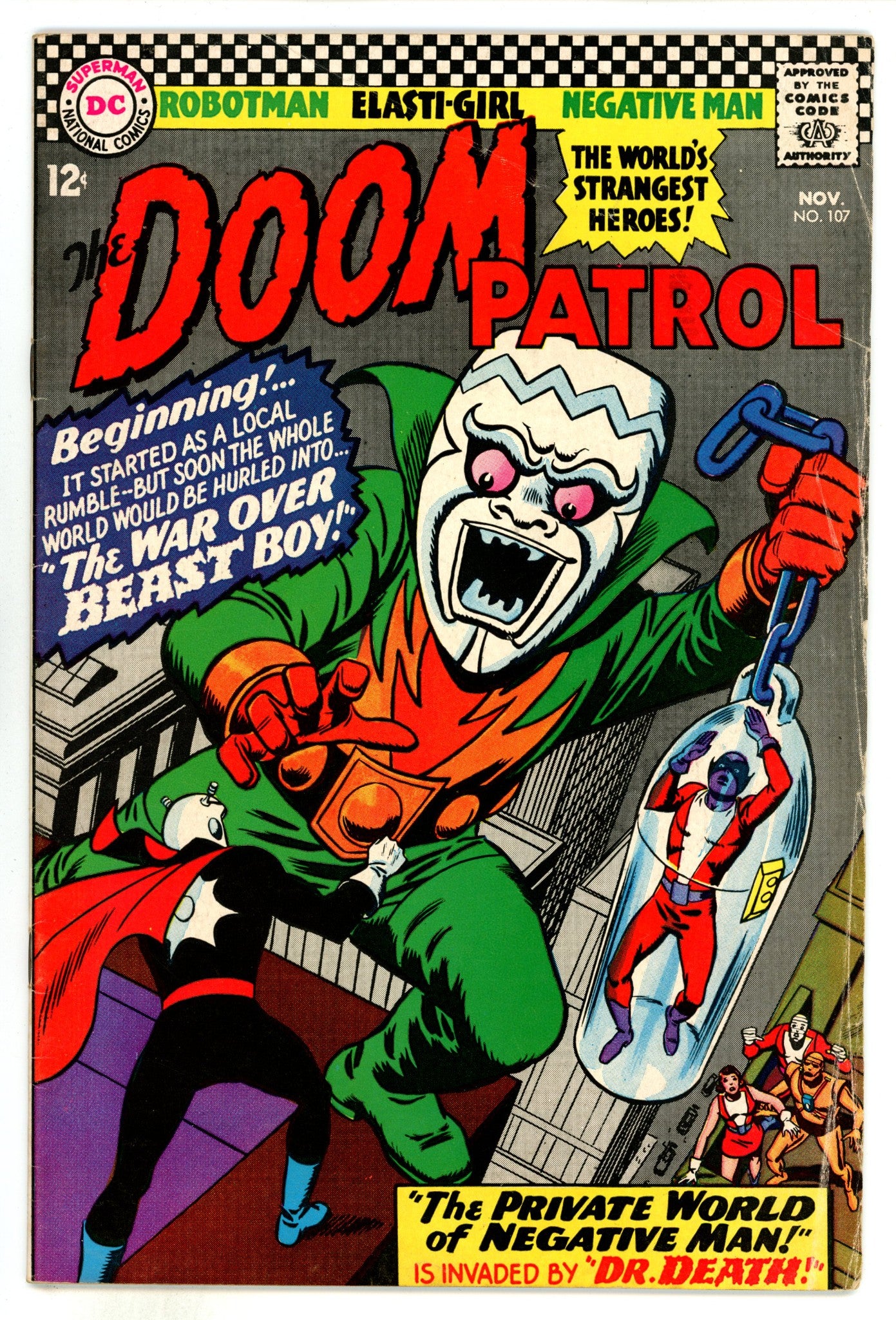 The Doom Patrol Vol 1 107 VG (4.0) (1966) 