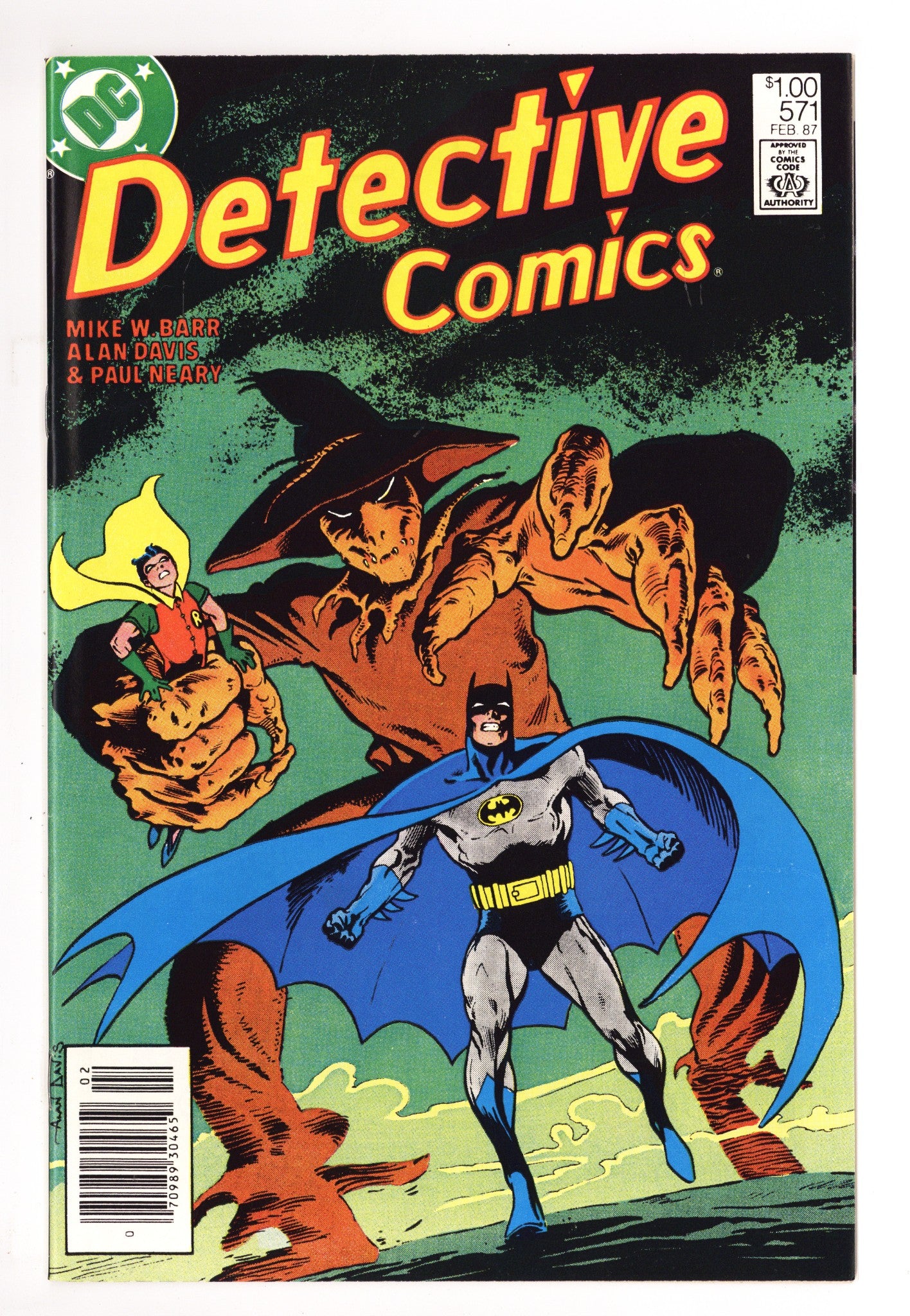 Detective Comics Vol 1 571 NM- (9.2) (1987) Canadian Price Variant 