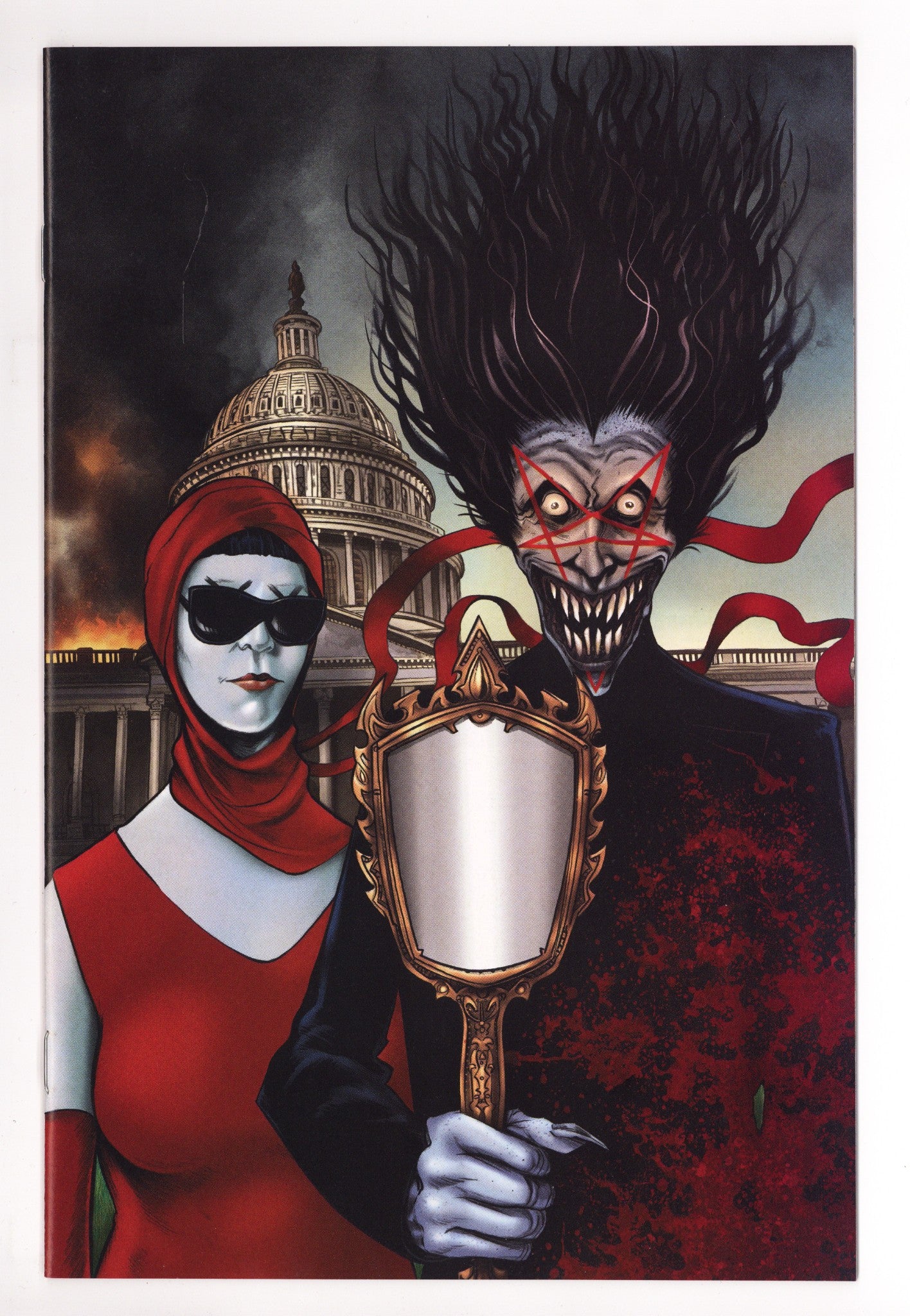 The Department of Truth   11  NM- (9.2)   (2021) Rooth Virgin Homage Exclusive Variant  