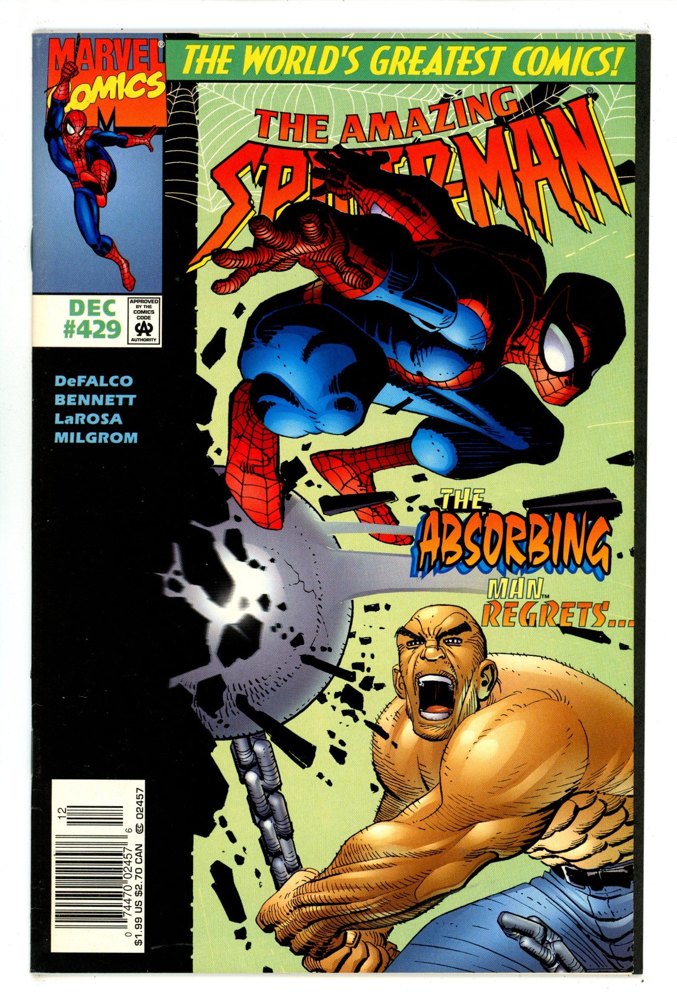 The Amazing Spider-Man Vol 1 429 FN/VF (7.0) (1997) Newsstand 