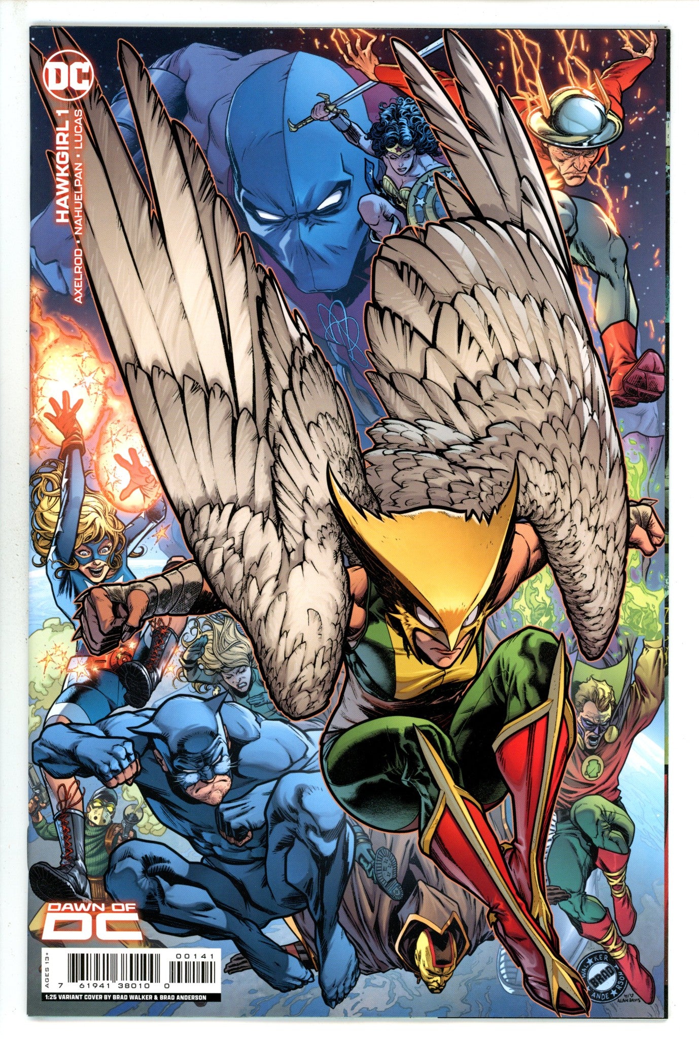 Hawkgirl Vol 2 1 Walker Incentive Variant NM- (2023)