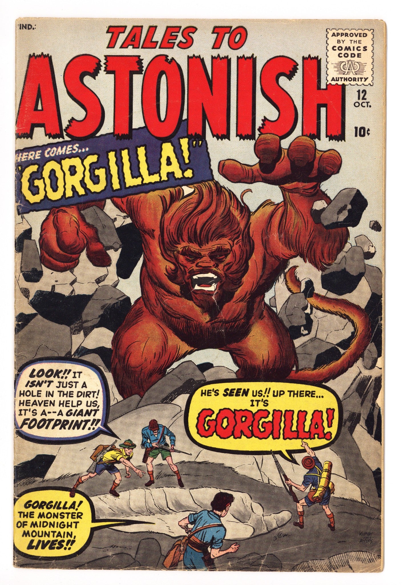 Tales to Astonish Vol 1 12 VG- (3.5) (1960) 