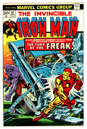 Iron Man Vol 1 67  VF+ (8.5)   (1974)        