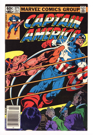 Captain America Vol 1 271 Mid Grade (1982) Newsstand 