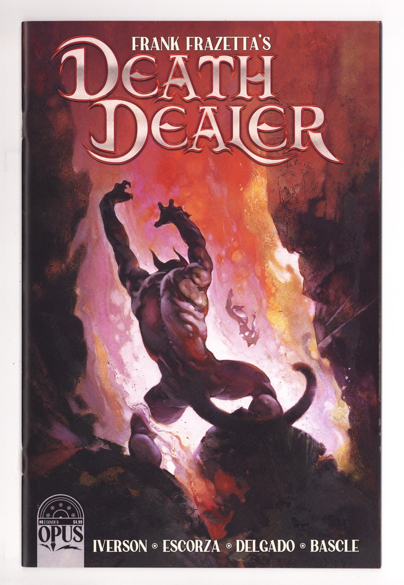 Frank Frazetta's Death Dealer   8  High Grade   (2022) Frazetta     Variant  