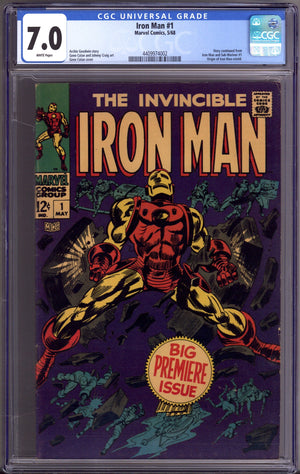 Iron Man Vol 1 1 CGC 7.0 (FN/VF) (1968)