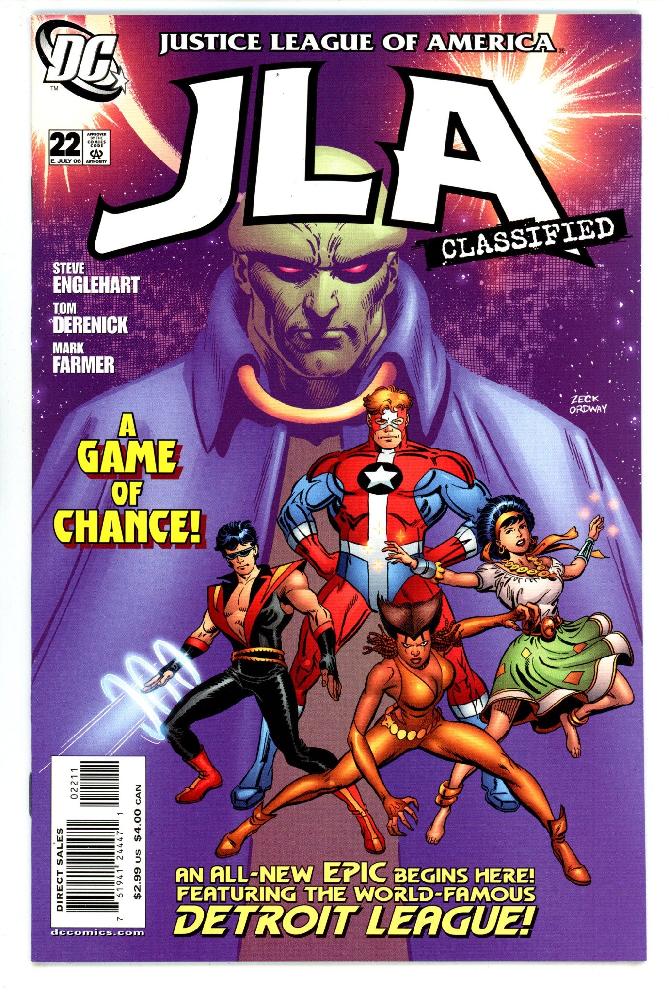 JLA: Classified  22  High Grade  (2006)   