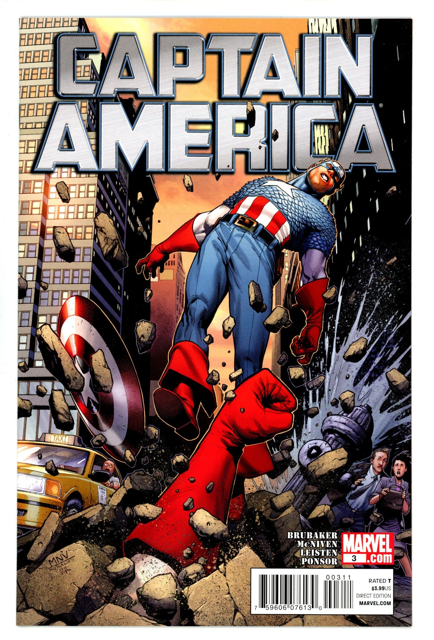 Captain America Vol 6 3  High Grade   (2011)        