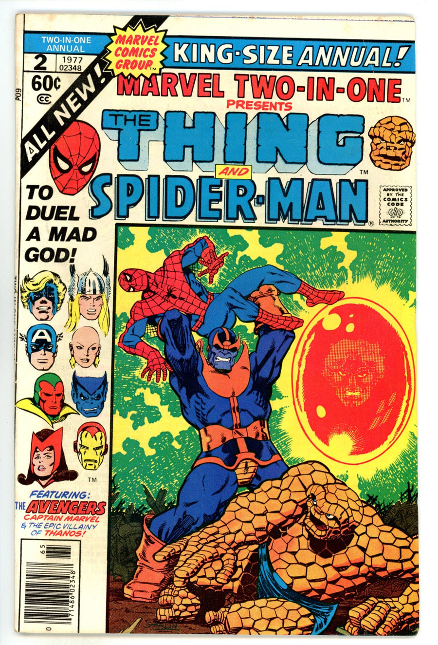 Marvel Two-in-One Annual Vol 1 2 FN- (5.5) (1977) 