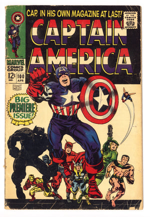 Captain America Vol 1 100 GD+ (2.5) (1968) 