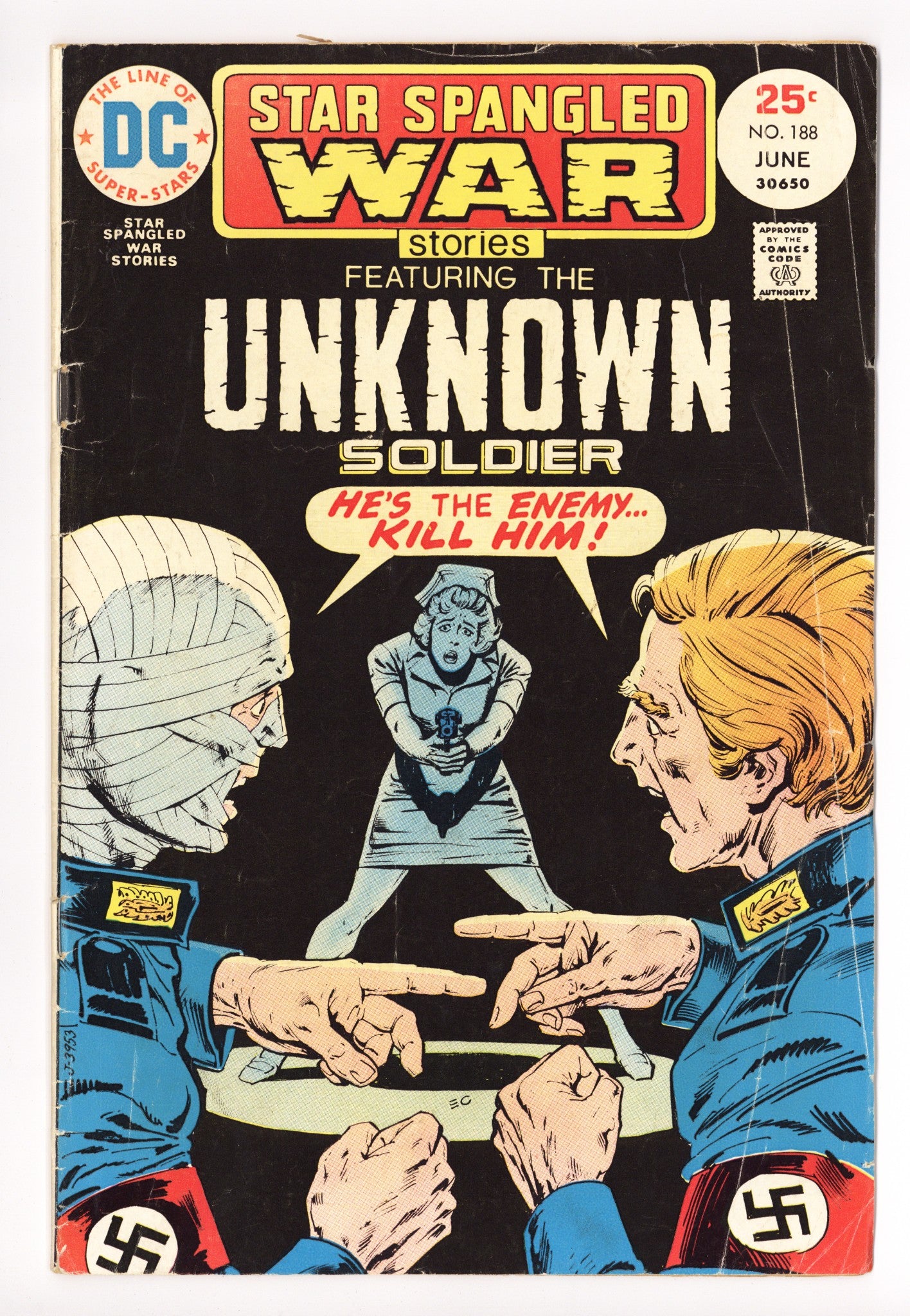 Star Spangled War Stories Vol 1 188 Very Low Grade (1975) 