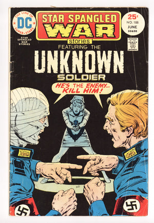 Star Spangled War Stories Vol 1 188 Very Low Grade (1975)