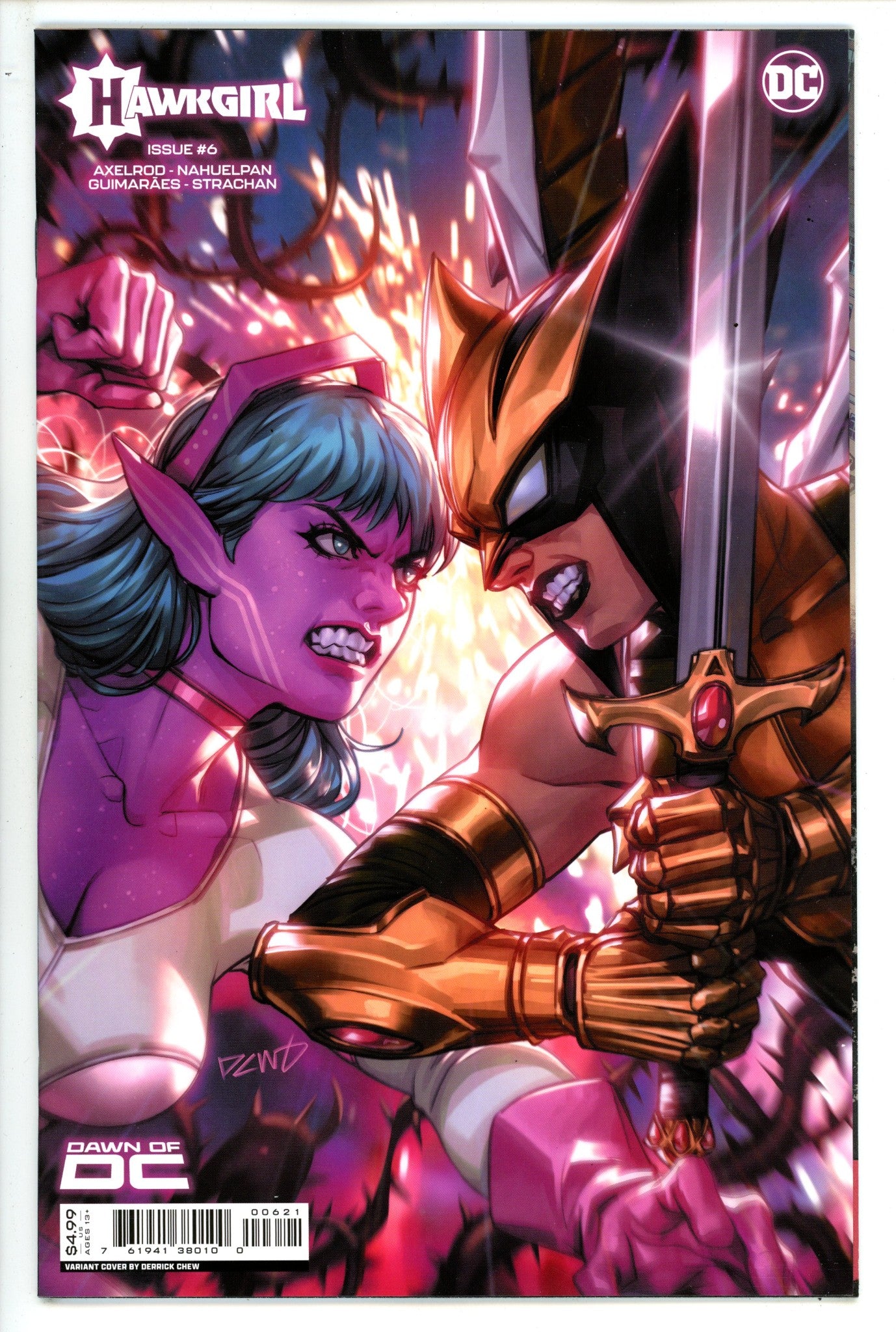 Hawkgirl Vol 2 6 Chew Variant (2023)