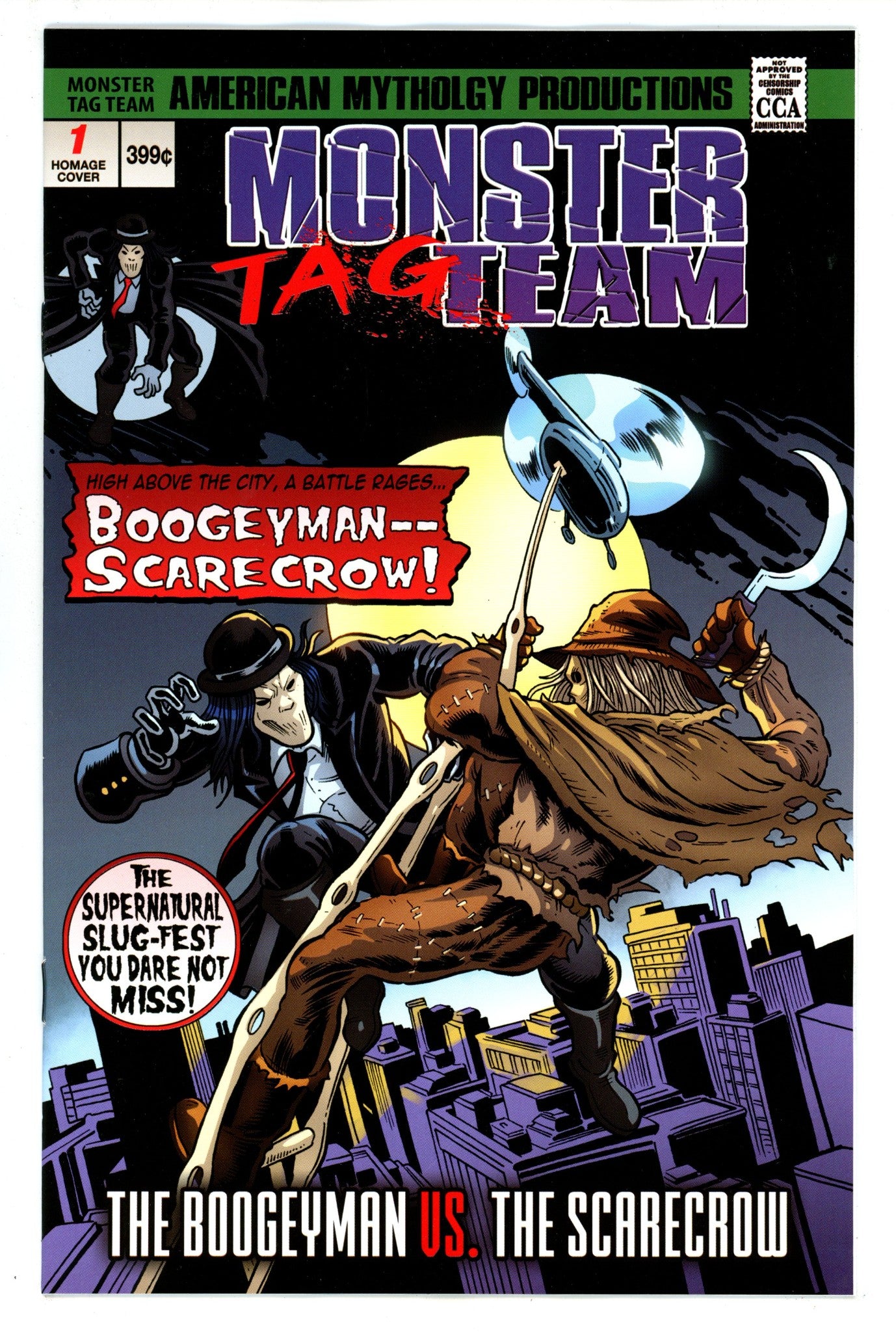 Monster Tag Team Boogeyman Vs Scarecrow 1 Haeser Homage Variant (2024)