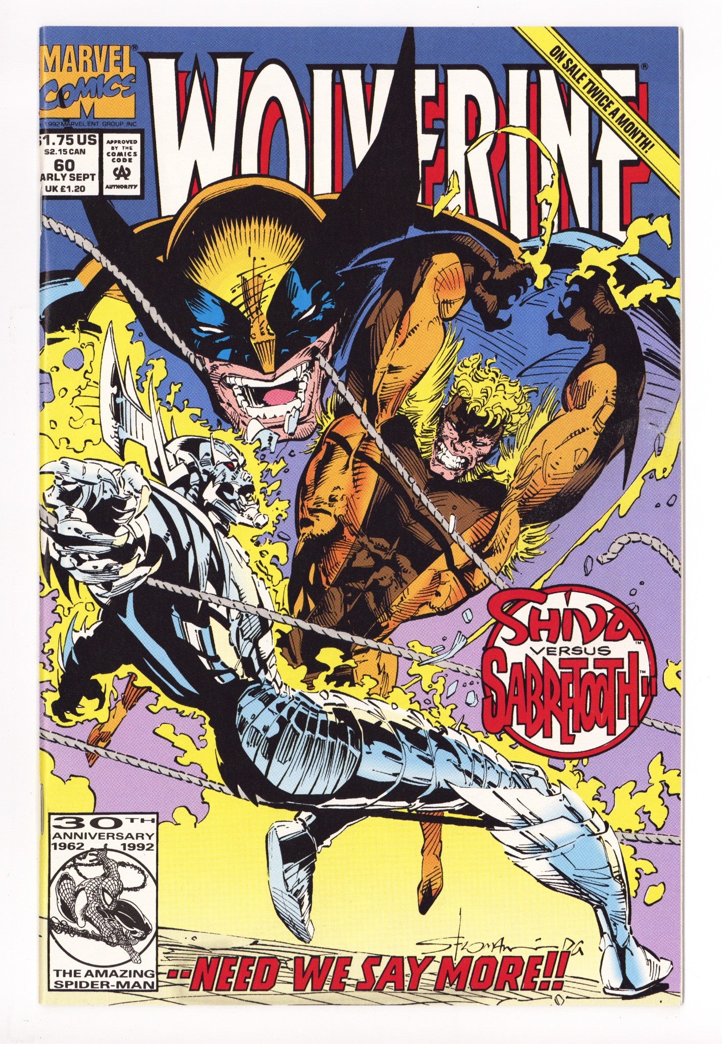 Wolverine Vol 2 60 High Grade (1992) 