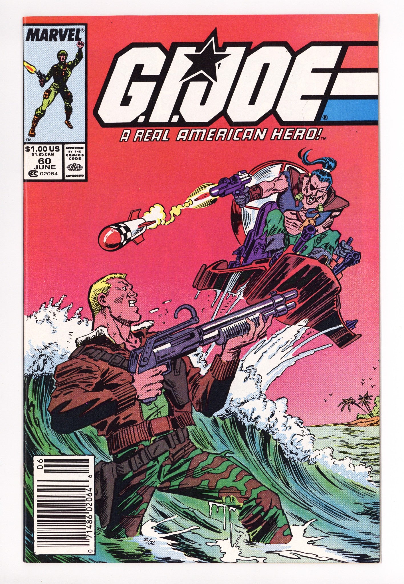 G.I. Joe, A Real American Hero 60 High Grade (1987) Newsstand 