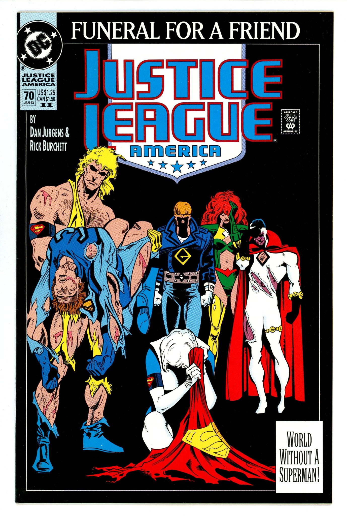 Justice League America 70 High Grade (1993) 2nd Print 