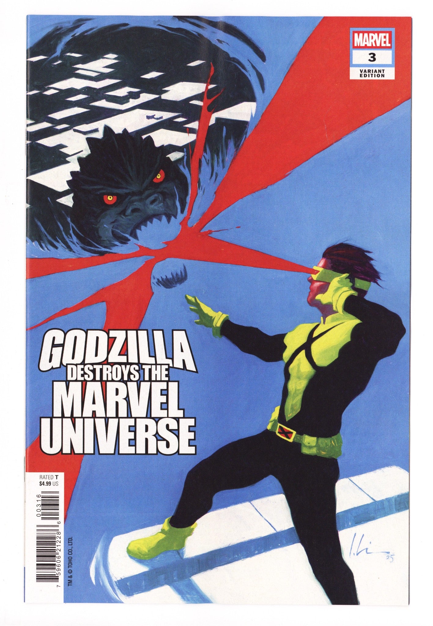 Godzilla Destroys The Marvel Universe 3 Wilson Incentive NM- (2025)