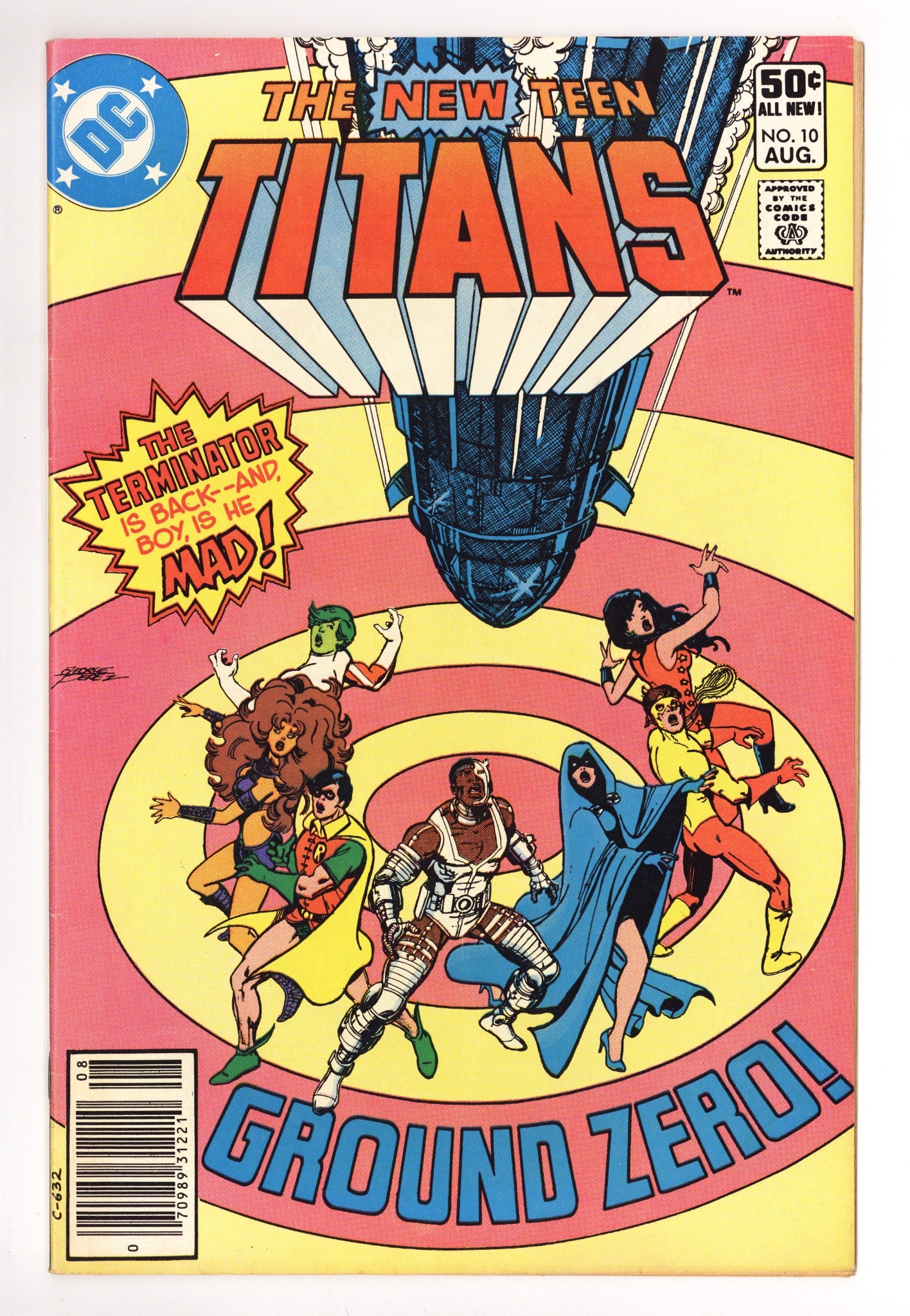 The New Teen Titans Vol 1 10 Mid Grade (1981) Newsstand 