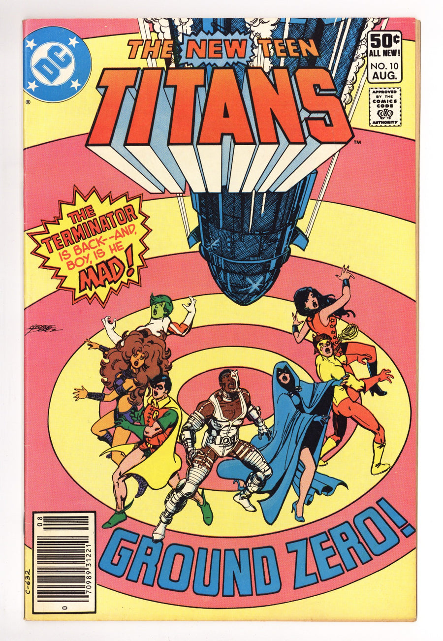 The New Teen Titans Vol 1 10 Mid Grade (1981) Newsstand 